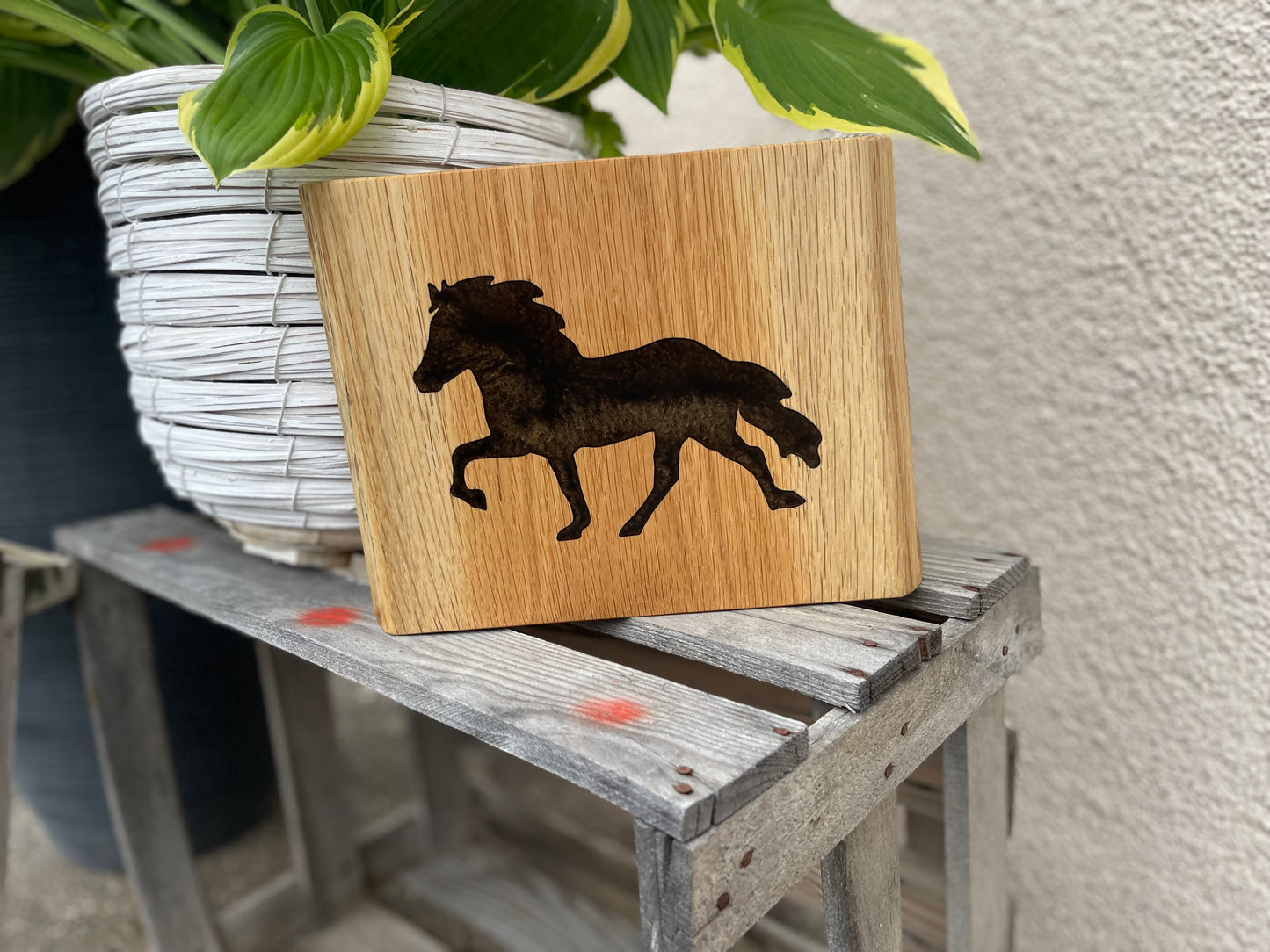 Epoxid Dekoboard Tölter "schwarz gold 01“