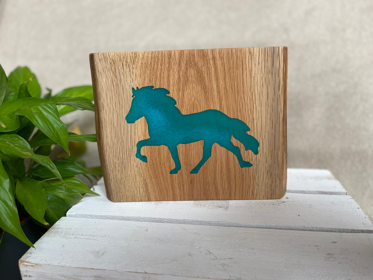 Epoxid Dekoboard Tölter "türkis 04“