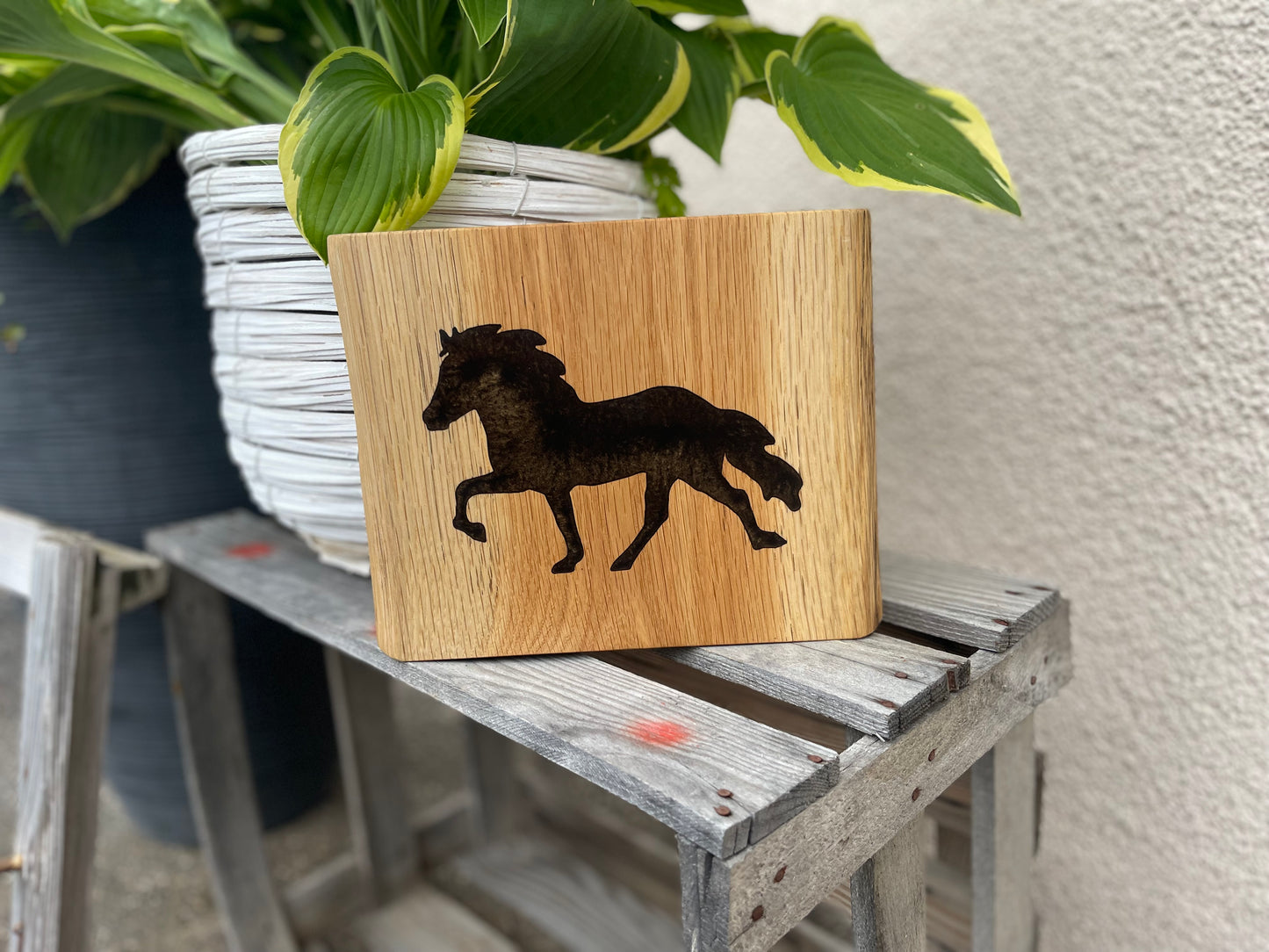 Epoxid Dekoboard Tölter "schwarz gold 02“