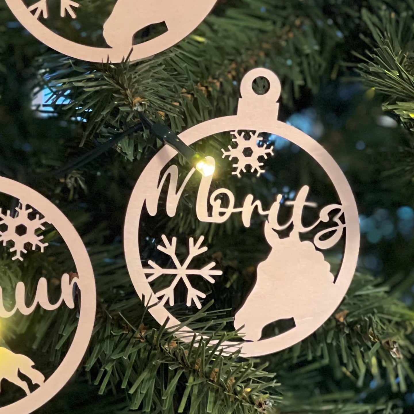 Individuelle Christbaumkugel "Pferd"