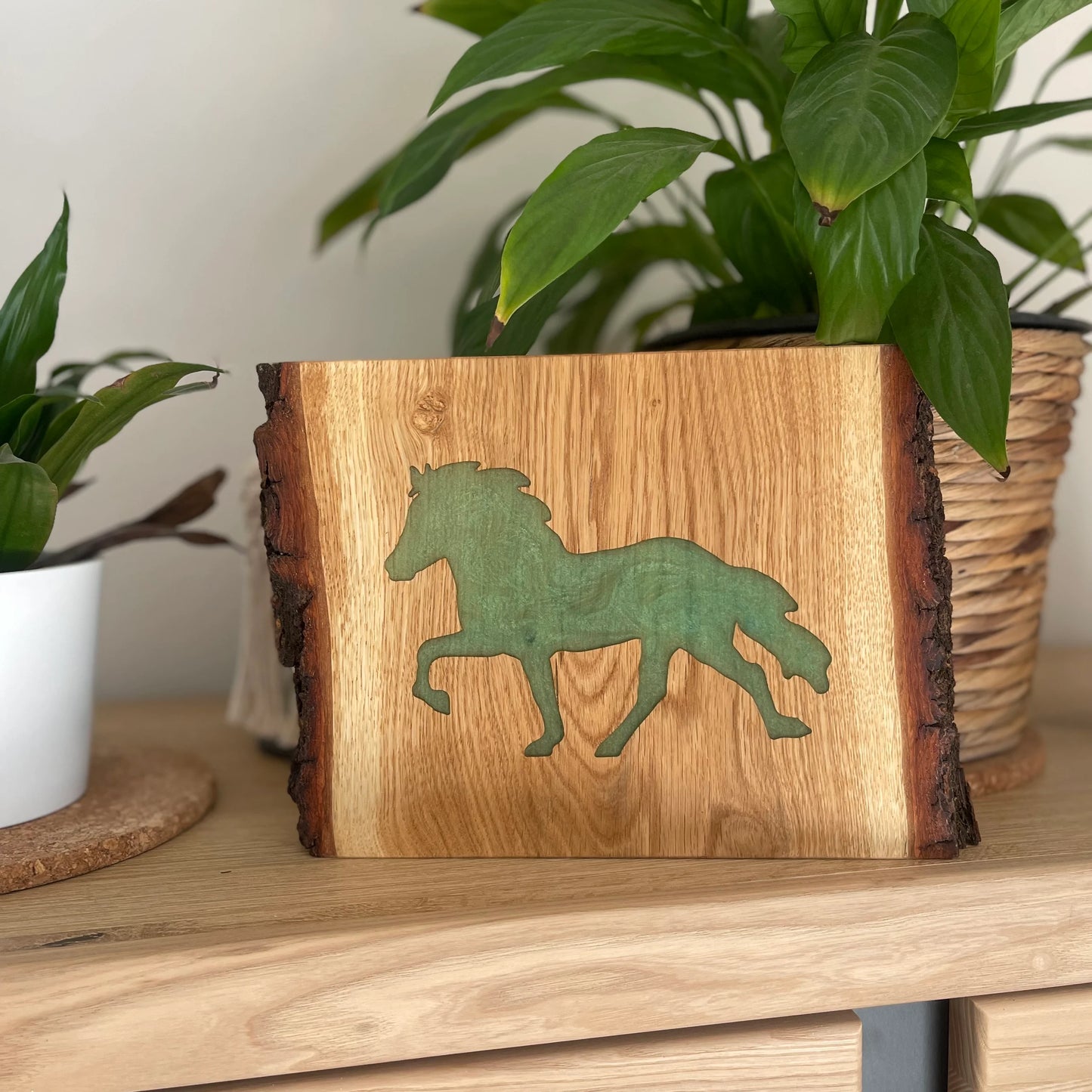 Epoxid Dekoboard Tölter "hellgrün"