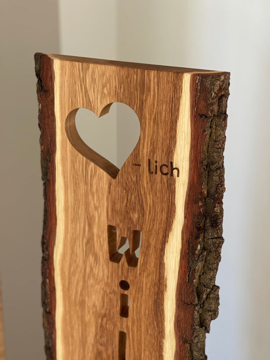 Eichenstele groß 03 - Unikat