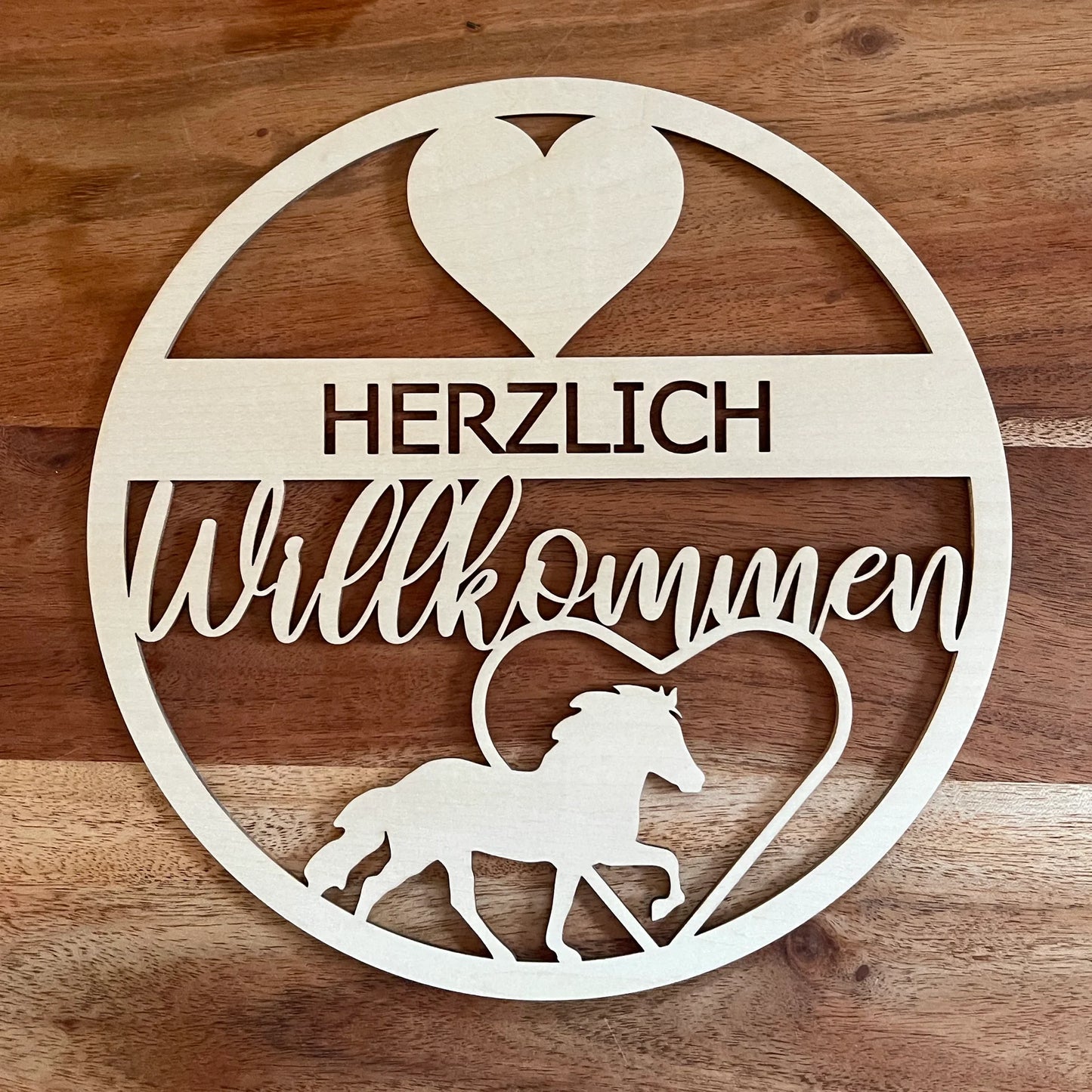 Türkranz "Herzlich Willkommen" mit Tölter