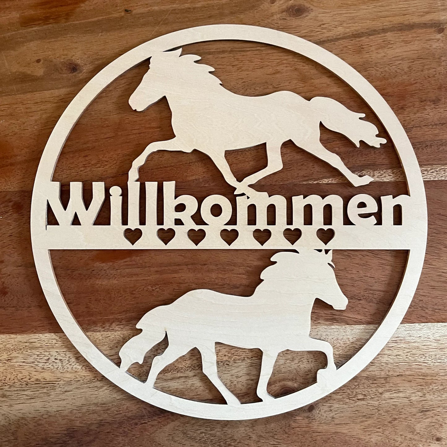 Türkranz „Willkommen“ mit Tölter und Passer