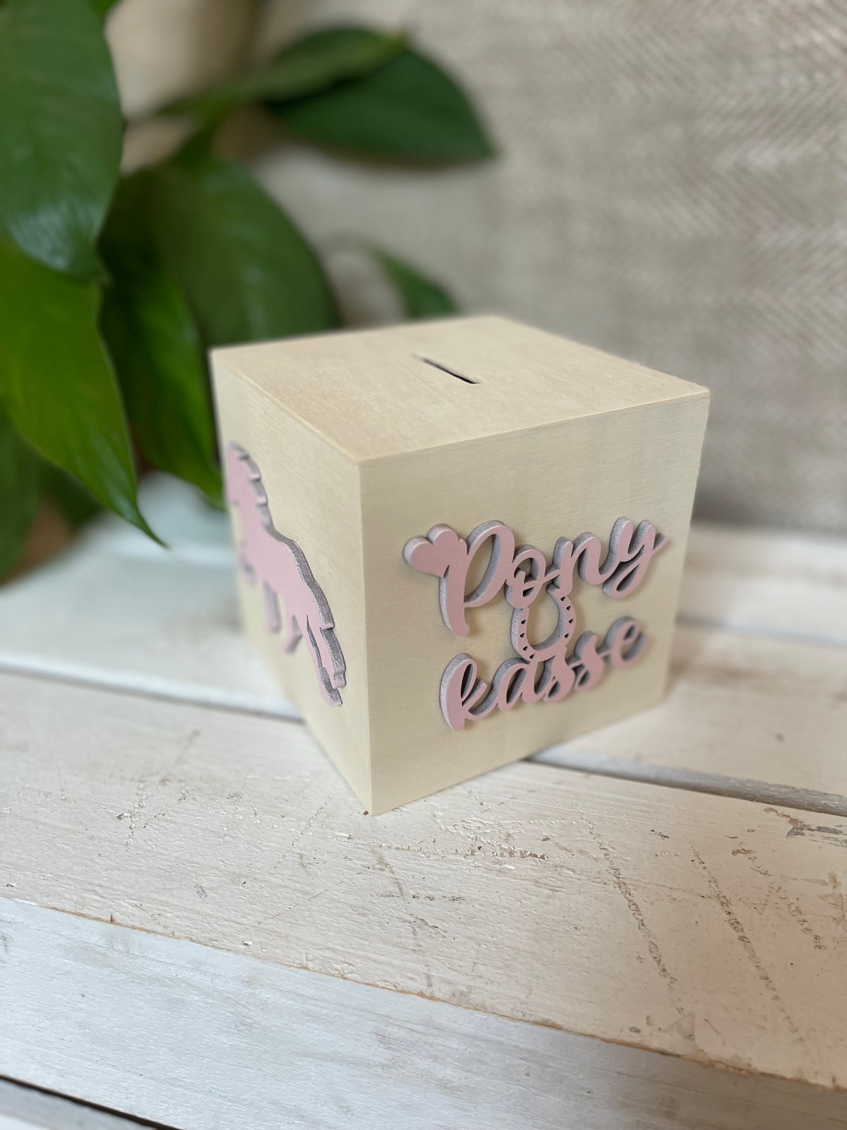 Spardose Ponykasse „rosa“