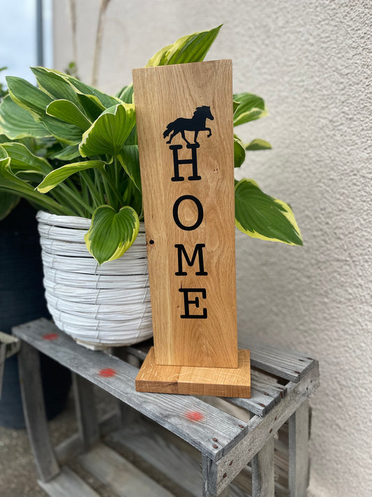 Epoxid-Stele "Home", schwarz 02