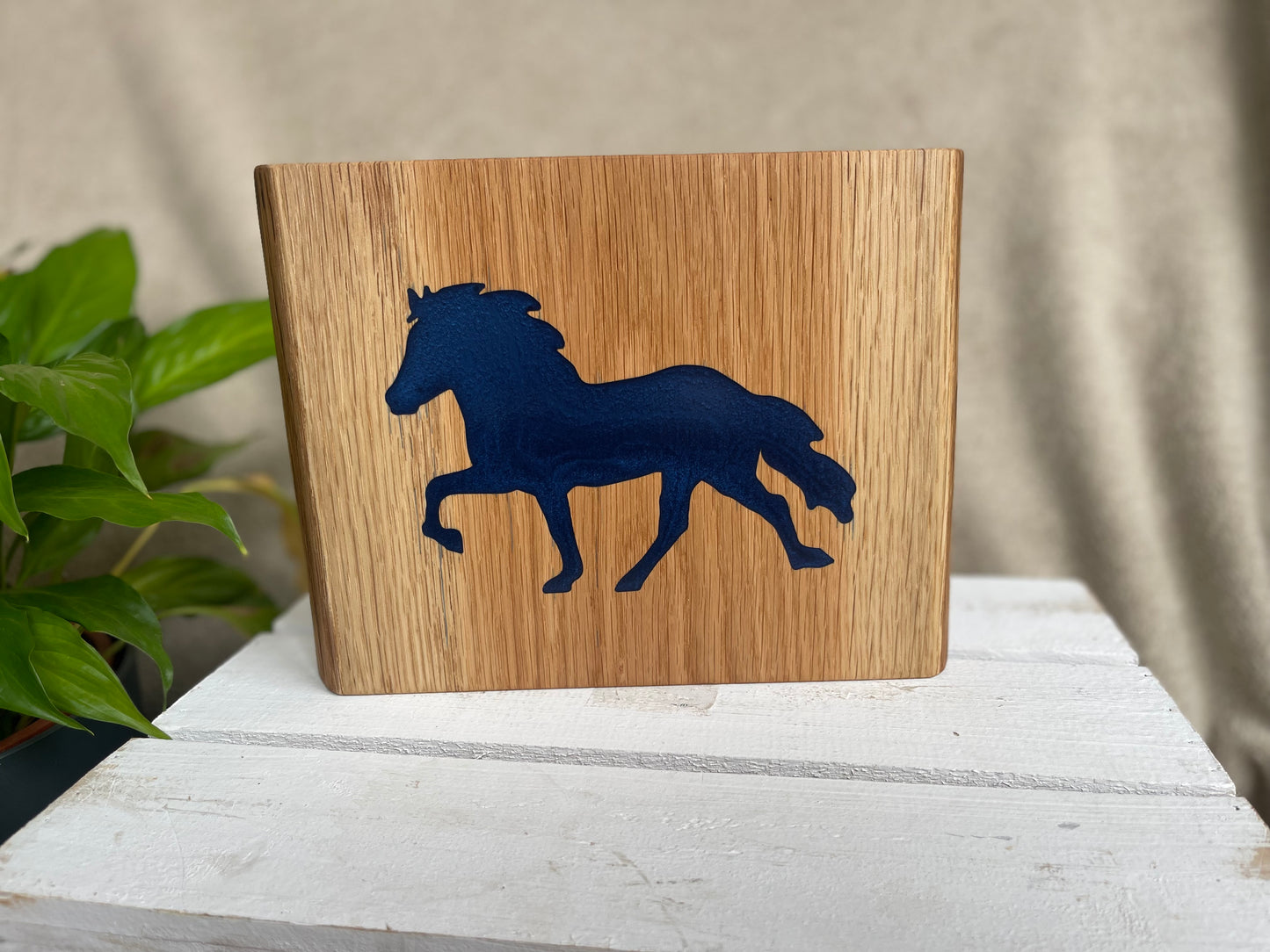 Epoxid Dekoboard Tölter "dunkelblau 02“