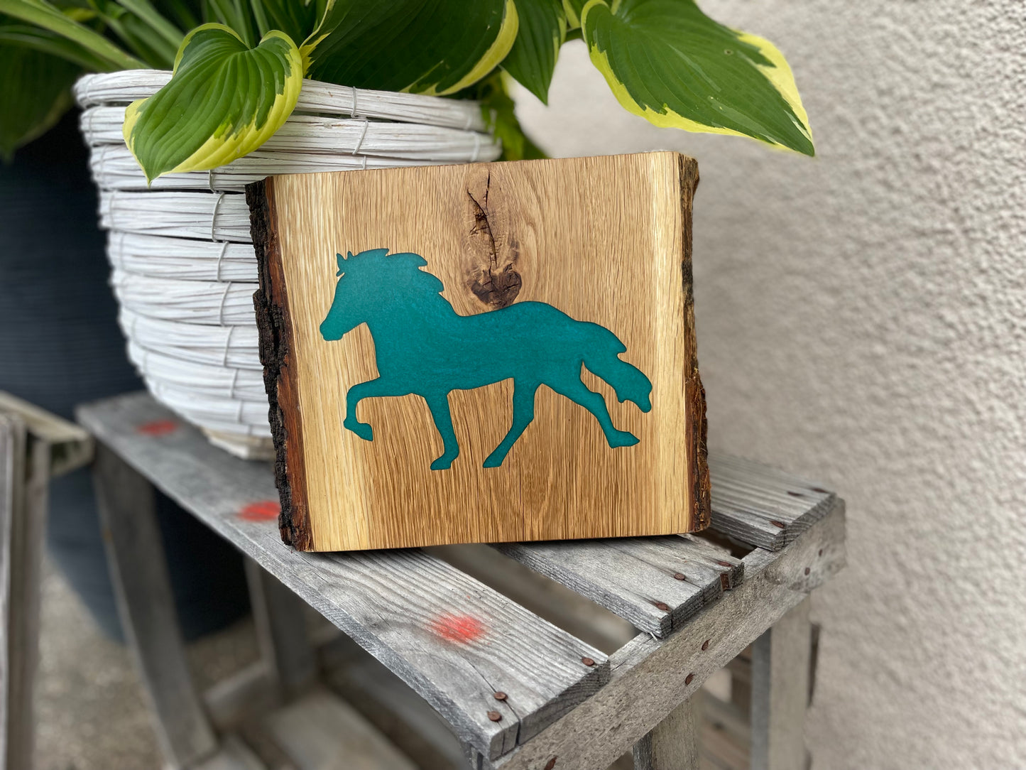 Epoxid Dekoboard Tölter "türkis 03“