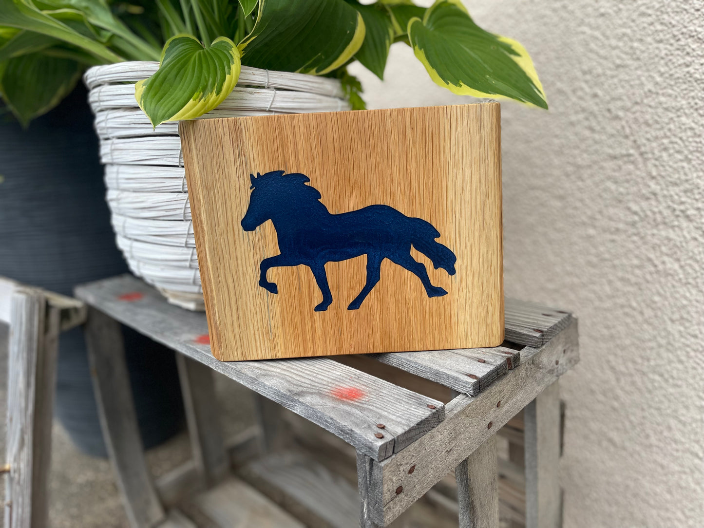 Epoxid Dekoboard Tölter "dunkelblau 02“