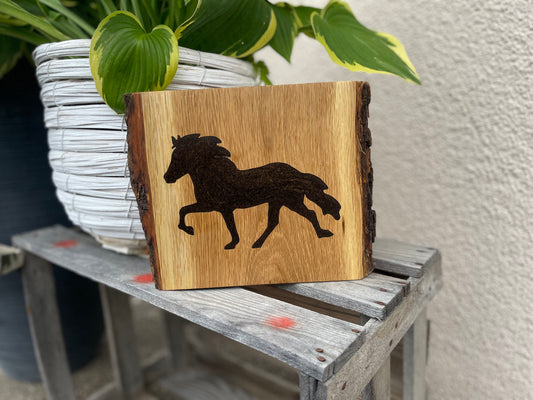 Epoxid Dekoboard Tölter "schwarz braun"
