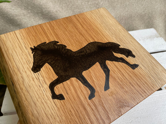 Epoxid Dekoboard Tölter "schwarz gold 01“