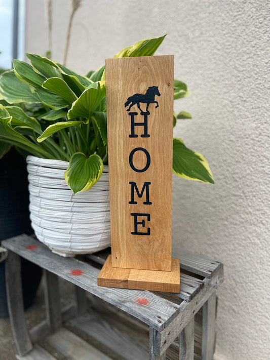 Epoxid-Stele "Home", schwarz 03