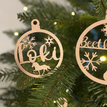 Individuelle Christbaumkugel "Tölter"