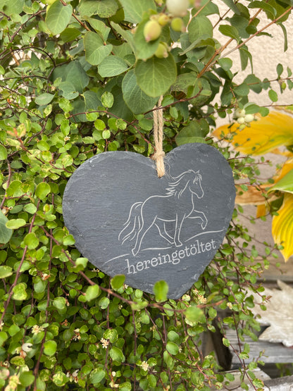 Schieferherz "hereingetöltet"