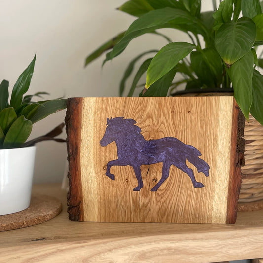 Epoxid Dekoboard Tölter "lila"