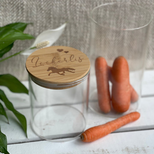 Leckerliglas mit Rennpasser