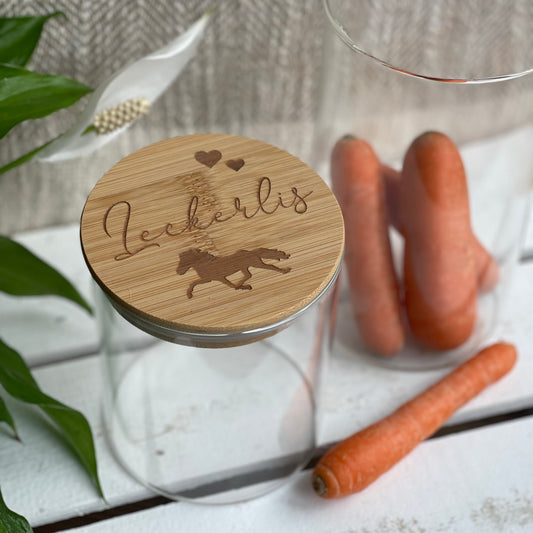 Leckerliglas mit Rennpasser