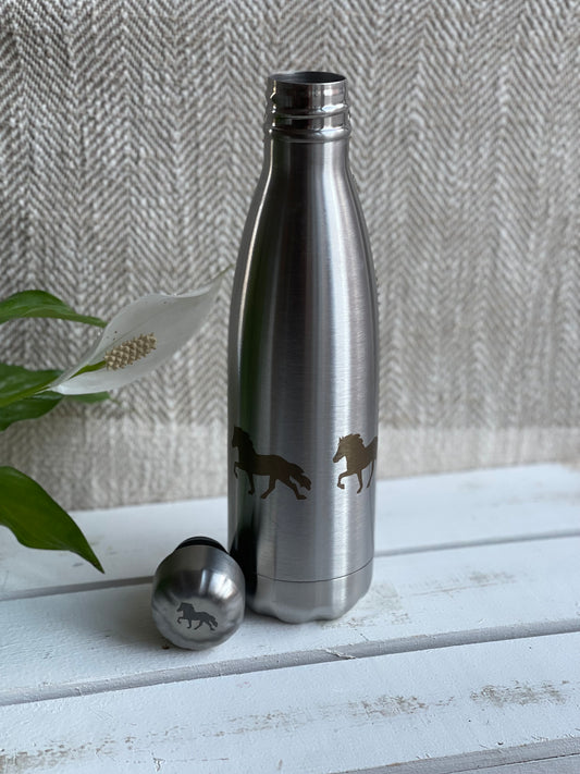 Isolierflasche aus Edelstahl "Tölter umlaufend"