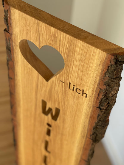 Eichenstele groß 01 - Unikat