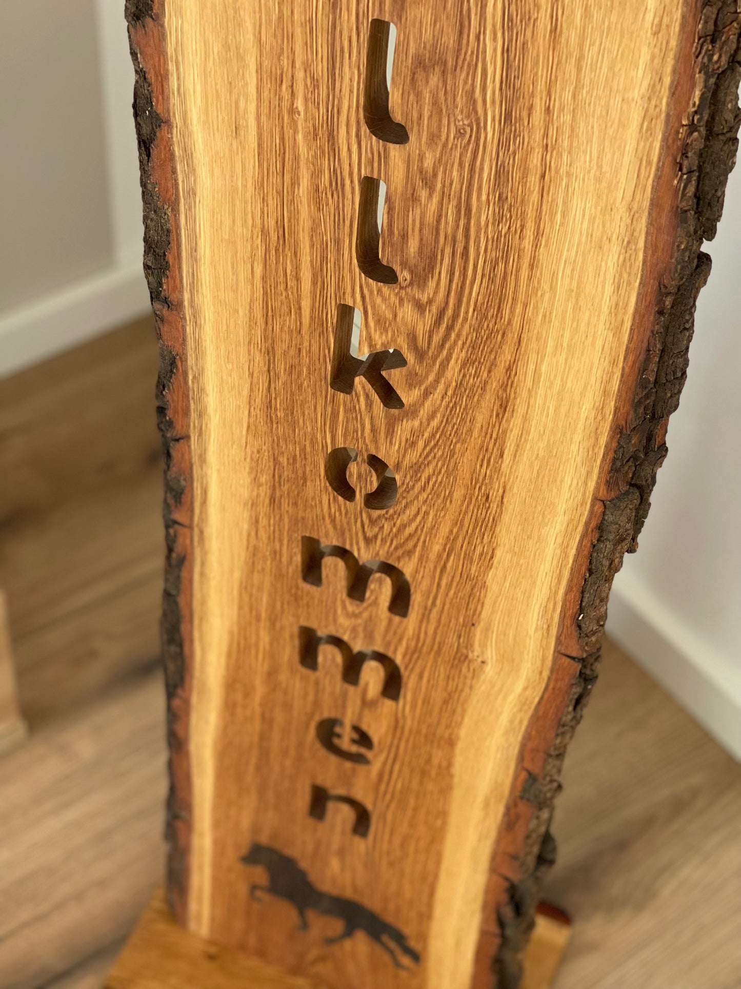 Eichenstele groß 02 - Unikat