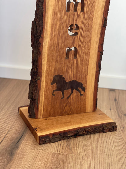 Eichenstele groß 02 - Unikat