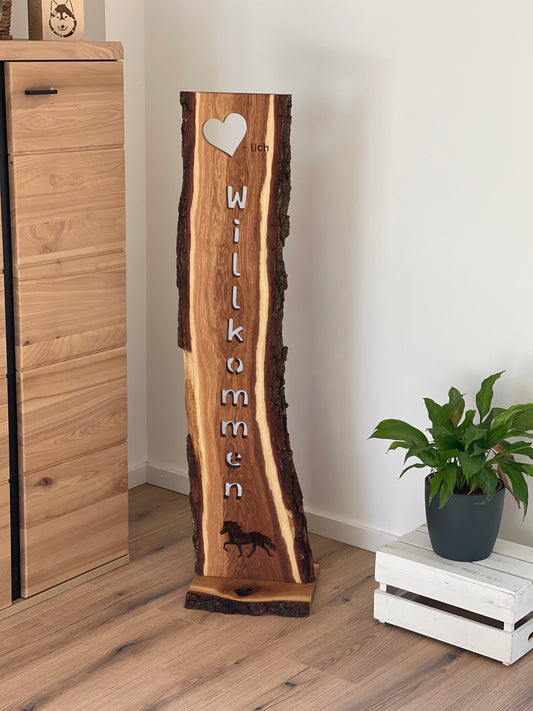 Eichenstele groß 03 - Unikat