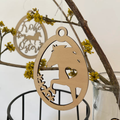 Osterschmuck "Islandpferd" 6er Set
