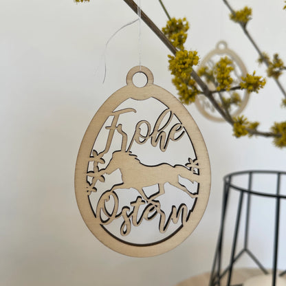 Osterschmuck "Islandpferd" 6er Set