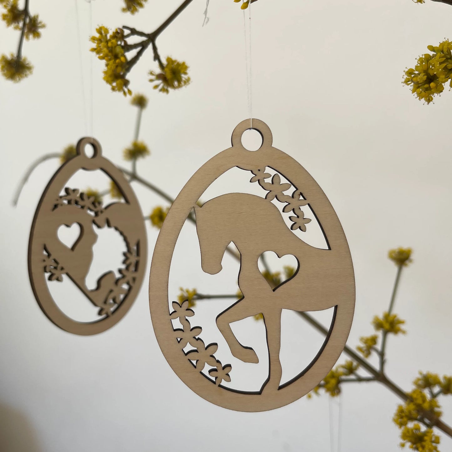 Osterschmuck "Pferd" 6er Set