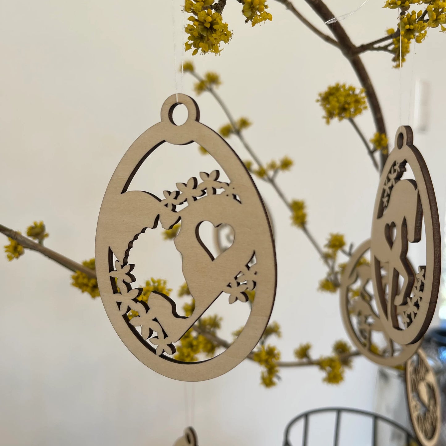 Osterschmuck "Pferd" 6er Set