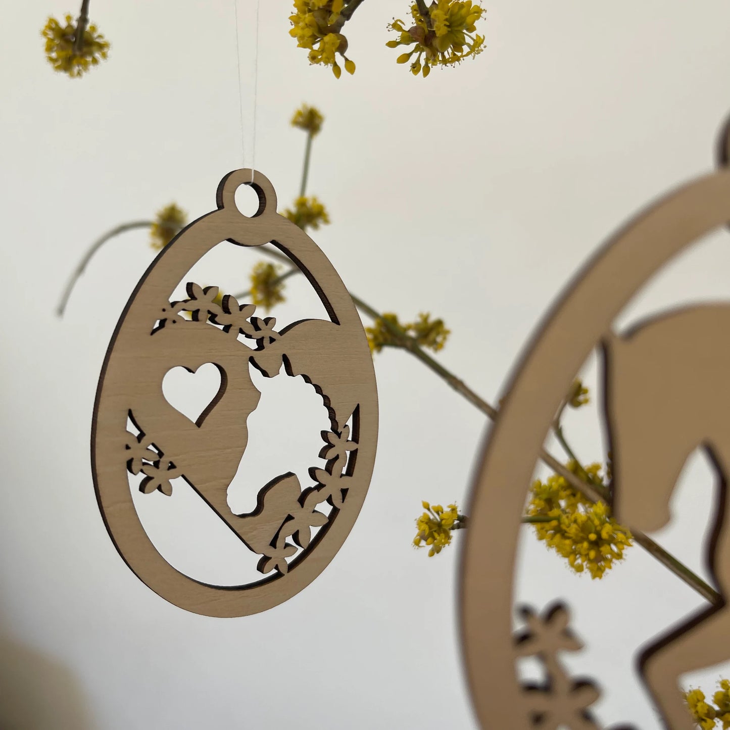 Osterschmuck "Pferd" 6er Set