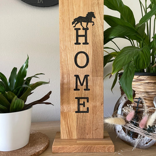 Epoxid-Stele "Home", schwarz