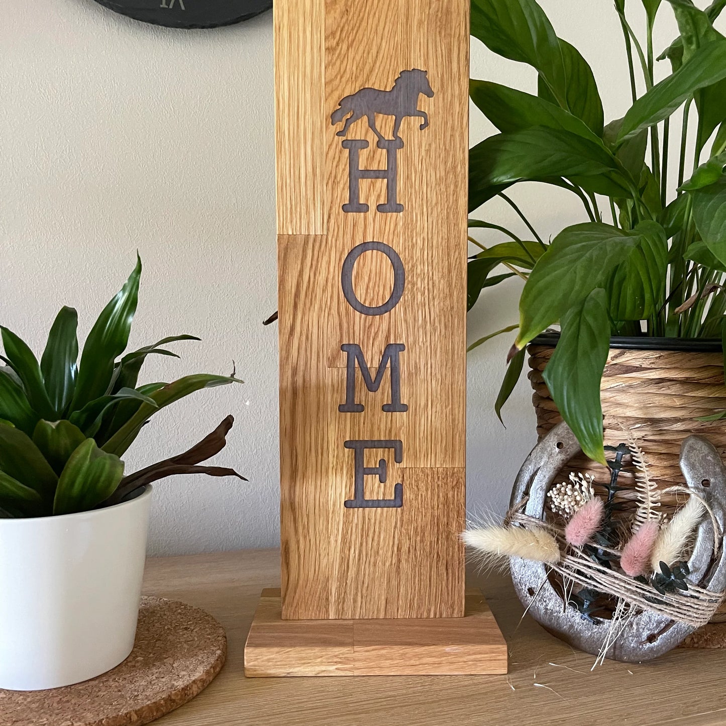 Epoxid-Stele "Home", flieder