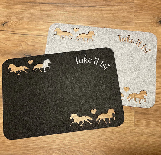 Tischset "Tölter & Passer - Take it Isi"