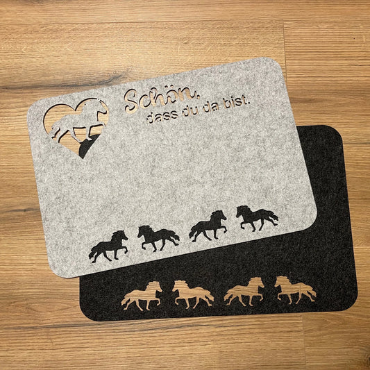 Tischset "Schön, dass du da bist" mit Tölter