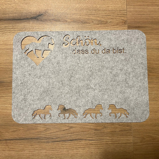 Tischset "Schön, dass du da bist" mit Tölter