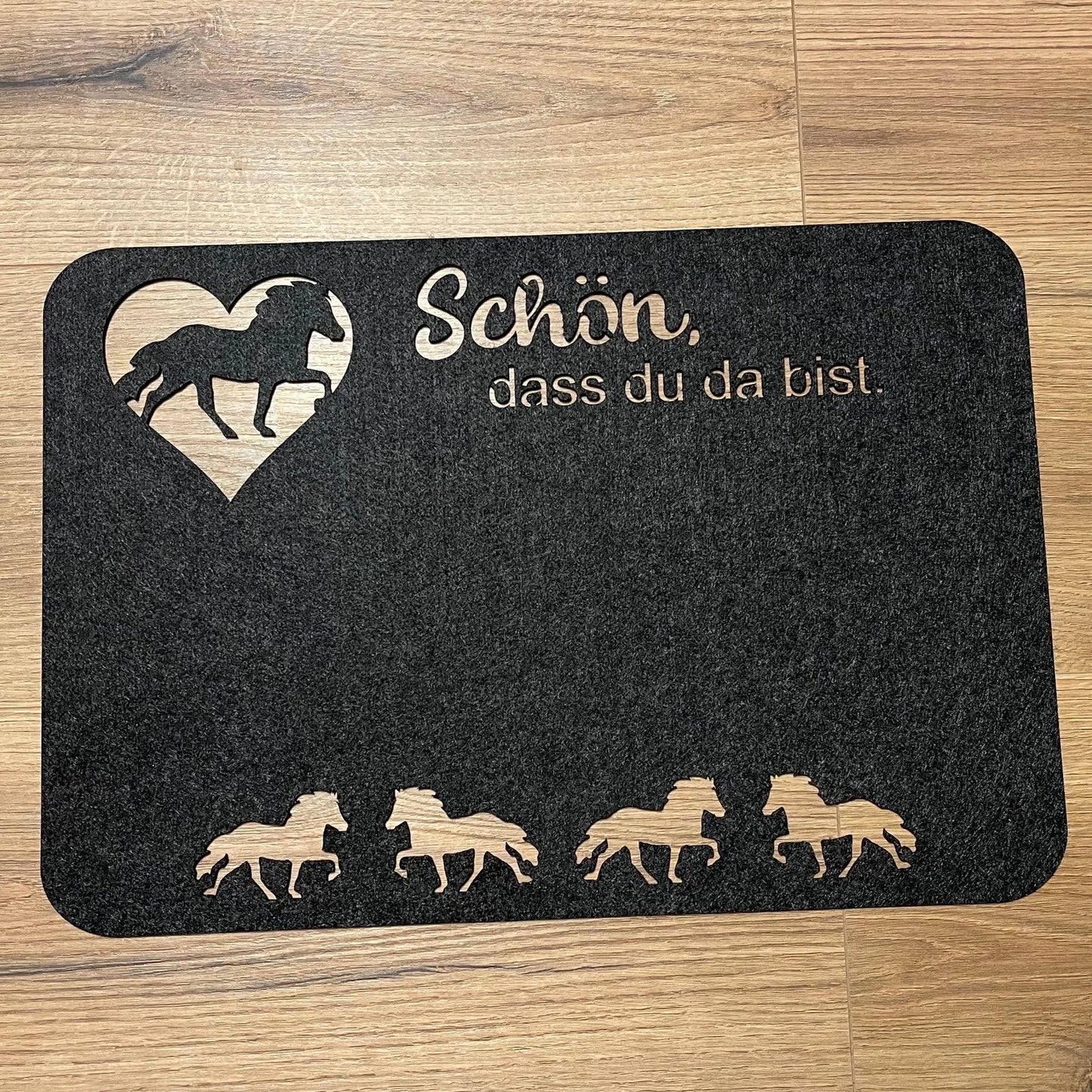Tischset "Schön, dass du da bist" mit Tölter