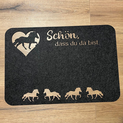 Tischset "Schön, dass du da bist" mit Tölter