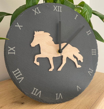 Schieferuhr "Tölter"